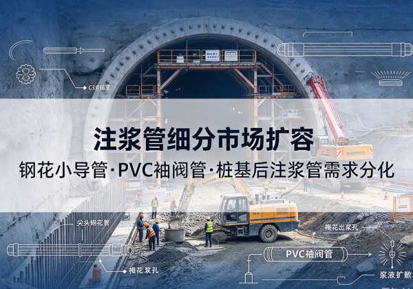 沙市注浆管细分市场扩容，隧道钢花小导管、PVC 袖阀管、桩基后注浆管需求分化